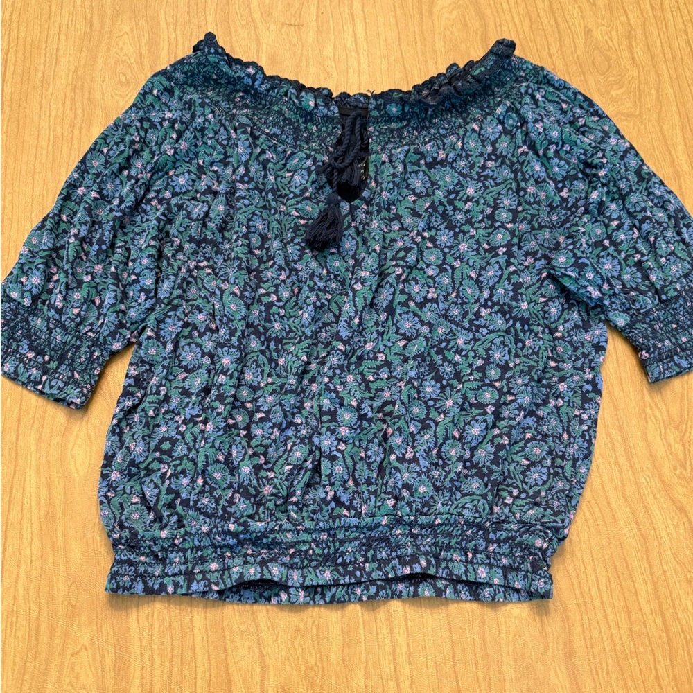 Lucky Brand Half Sleeve Top